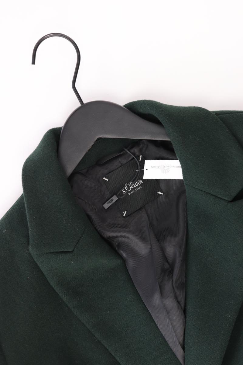 s.Oliver Black Label Regular Mantel Gr. 44 neuwertig grün aus Polyester