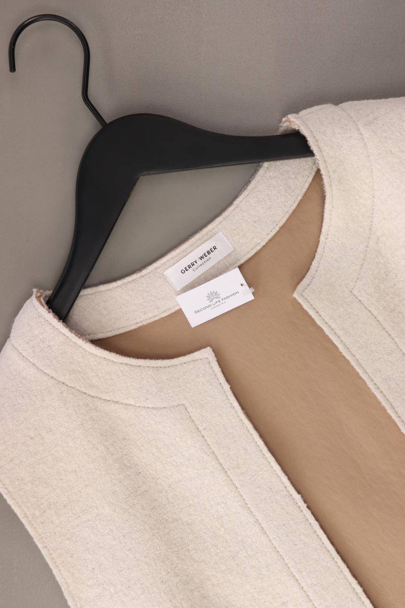 Gerry Weber Regular Weste Gr. 42 neuwertig creme aus Viskose