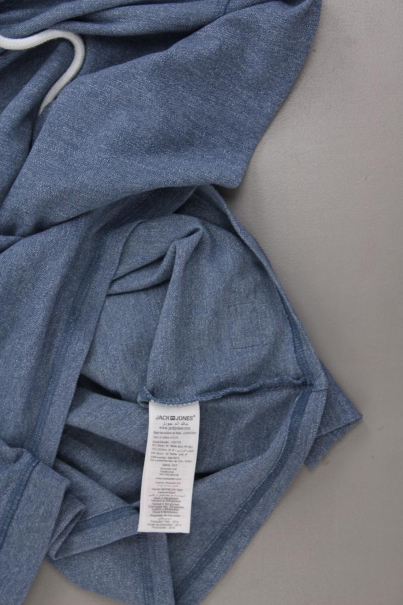 Jack & Jones Hoodie für Herren Gr. S neuwertig blau aus Baumwolle