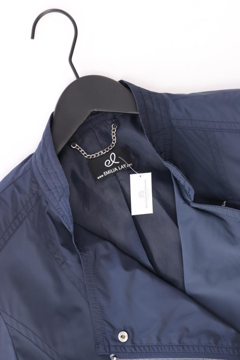 Emilia Lay Übergangsjacke Gr. 44 blau aus Polyester