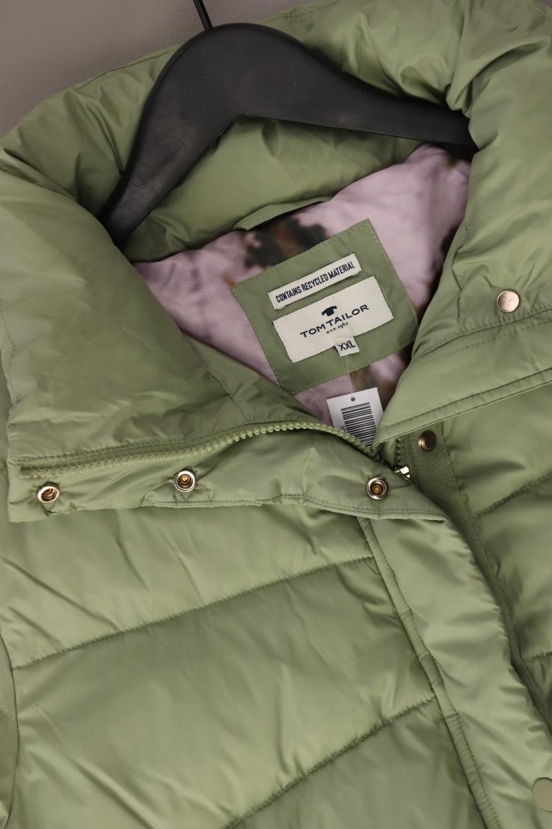 Tom Tailor Regular Mantel Gr. XXL neuwertig grün aus Polyester