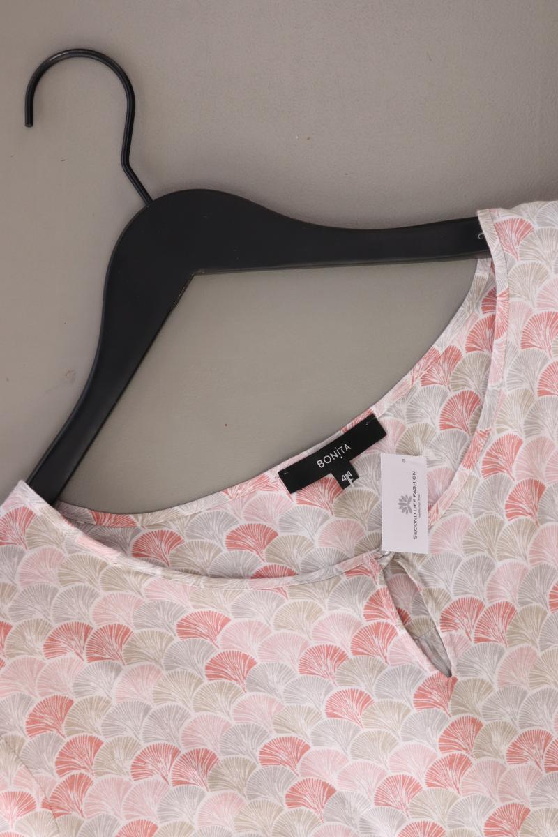 Bonita Kurzarmbluse Gr. 44 rosa aus Viskose