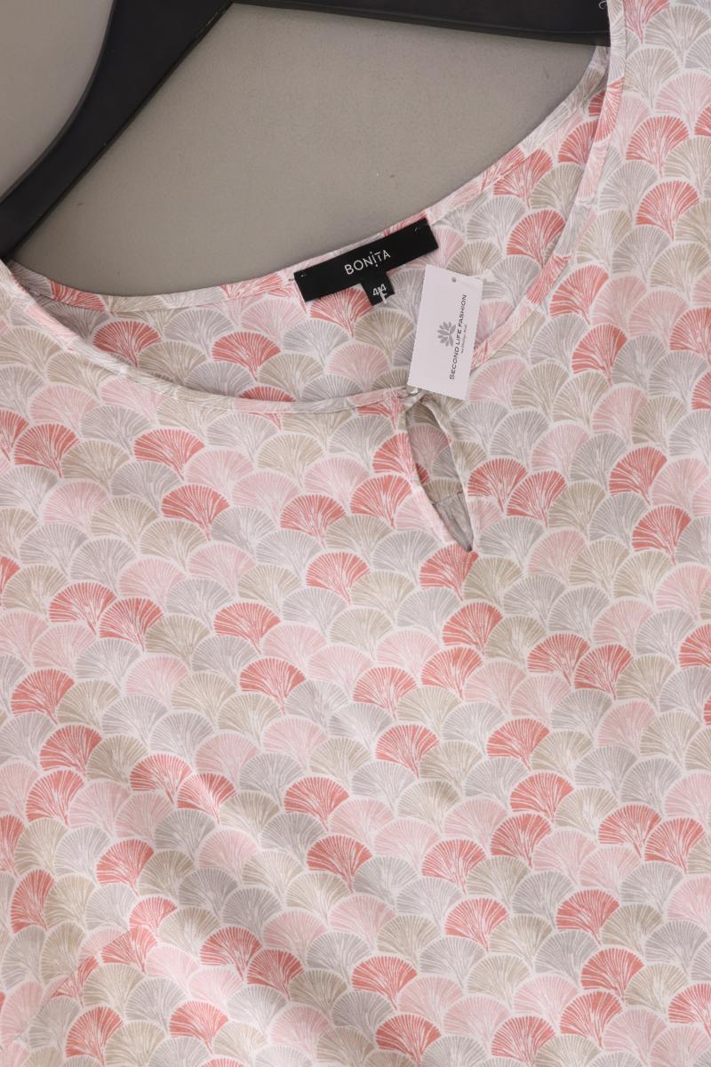 Bonita Kurzarmbluse Gr. 44 rosa aus Viskose