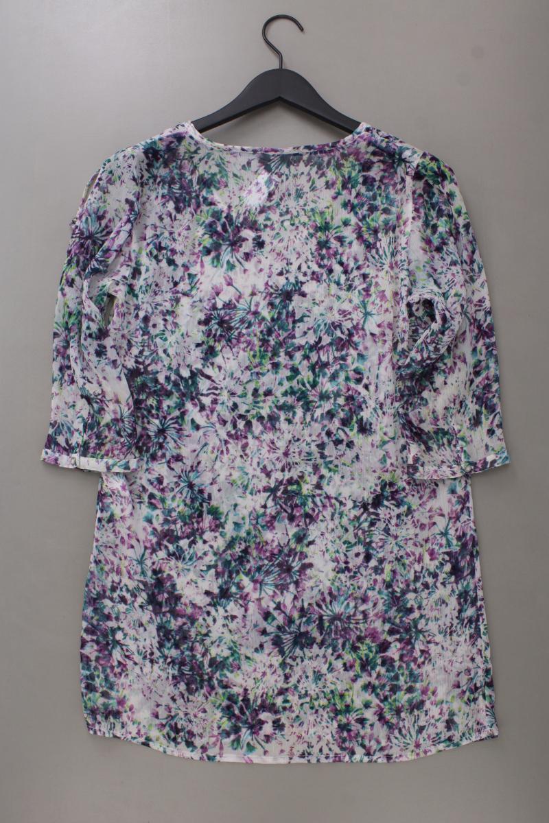 Street One Longbluse Gr. 40 mit Blumenmuster 3/4 Ärmel mehrfarbig aus Nylon