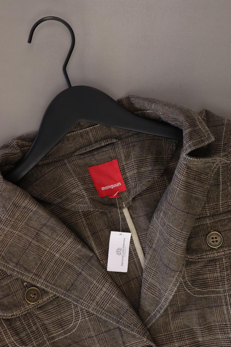 Manguun Regular Blazer Gr. 44 braun aus Baumwolle