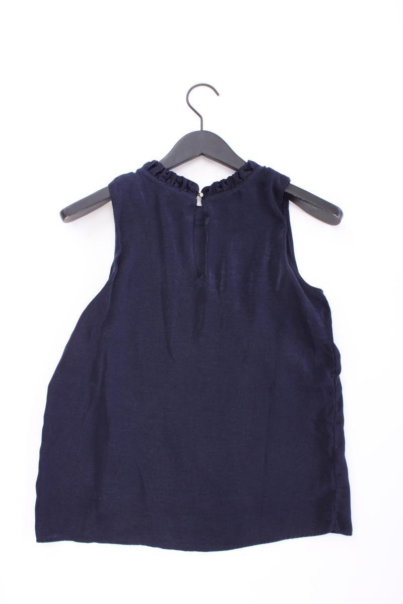 s.Oliver Black Label Ärmellose Bluse Gr. 34 neuwertig blau aus Viskose