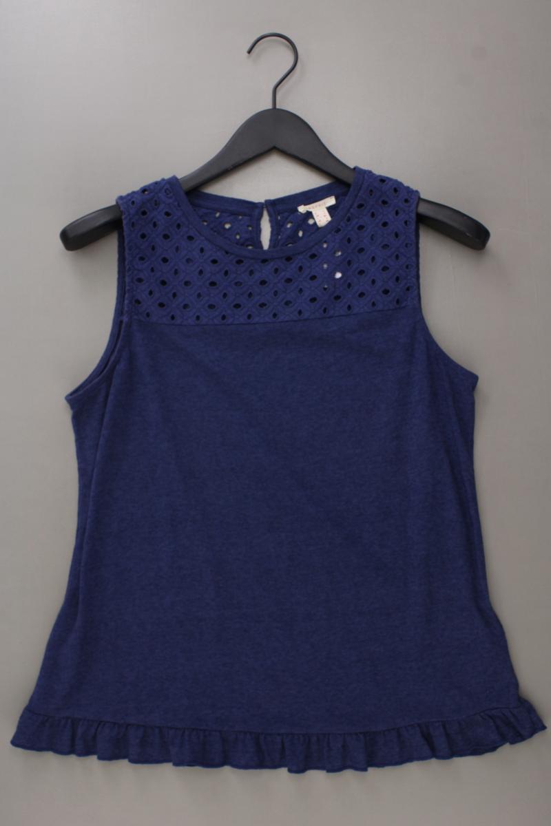 Esprit Classic Top Gr. L blau aus Baumwolle