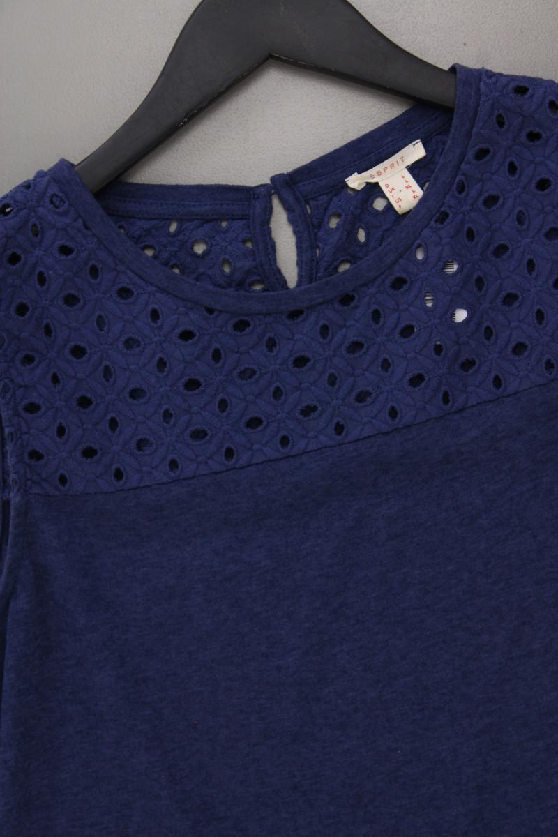 Esprit Classic Top Gr. L blau aus Baumwolle