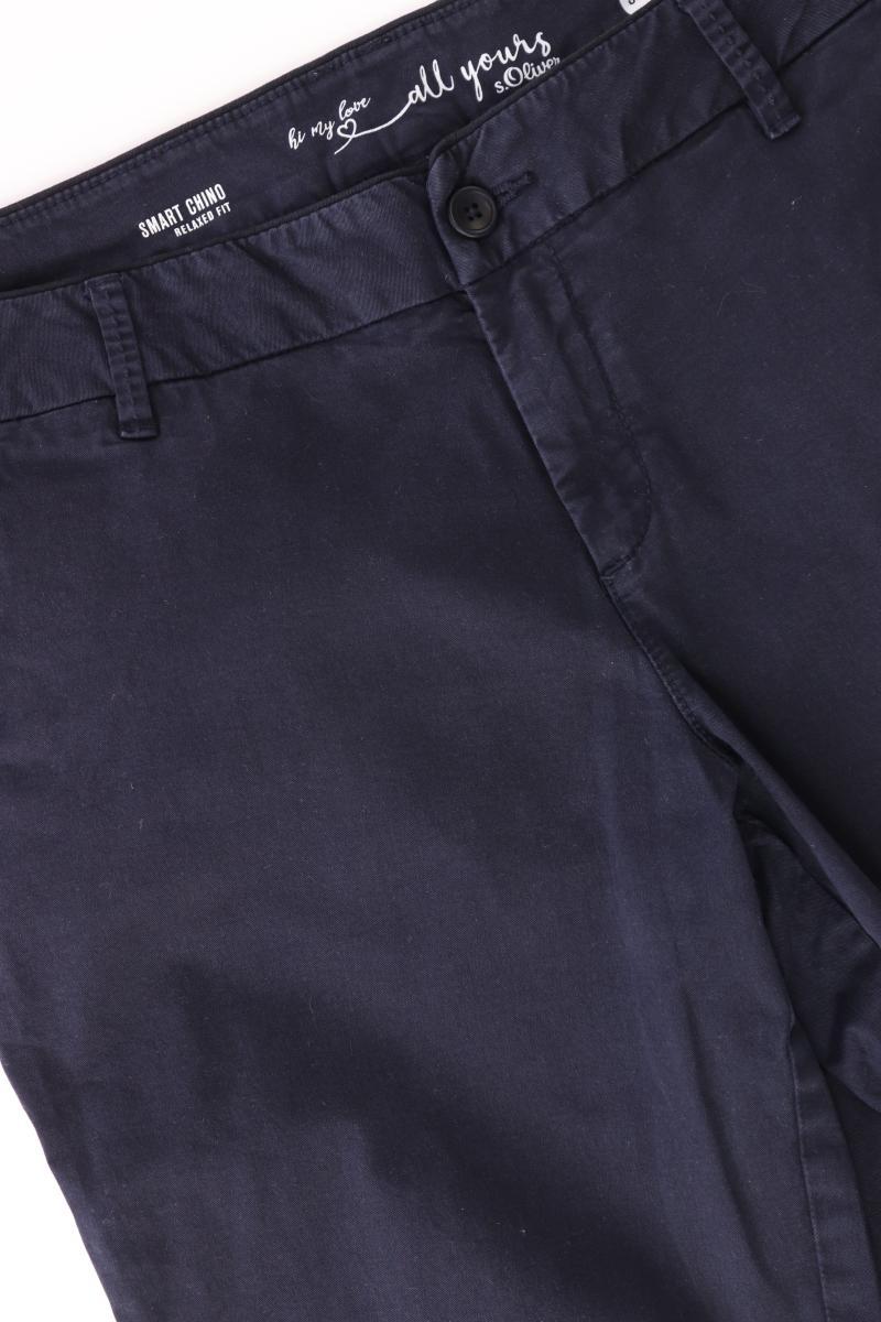 s.Oliver Hose Gr. 38/L34 blau aus Baumwolle