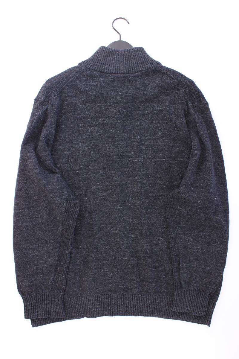 s.Oliver Pullover Gr. 4XL für Herren Gr. XXXL grau aus Baumwolle