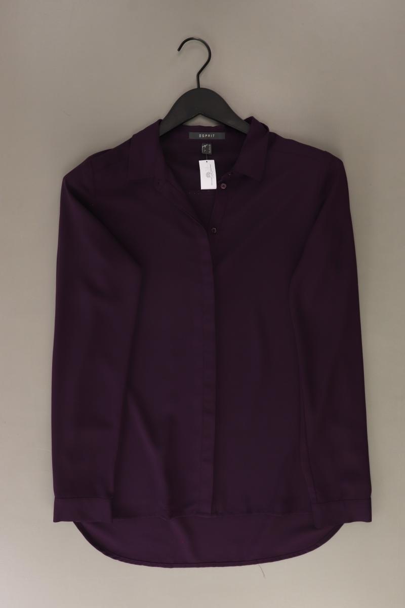 Esprit Langarmbluse Gr. 36 lila aus Polyester