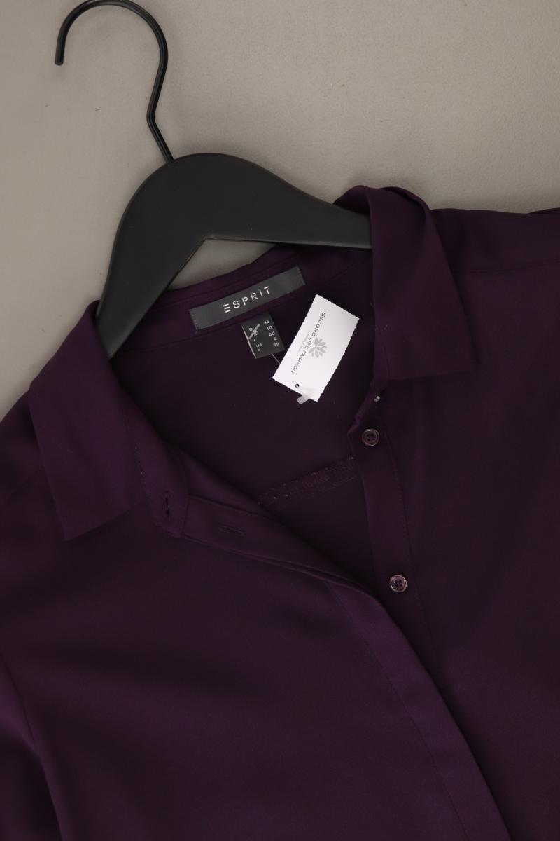 Esprit Langarmbluse Gr. 36 lila aus Polyester