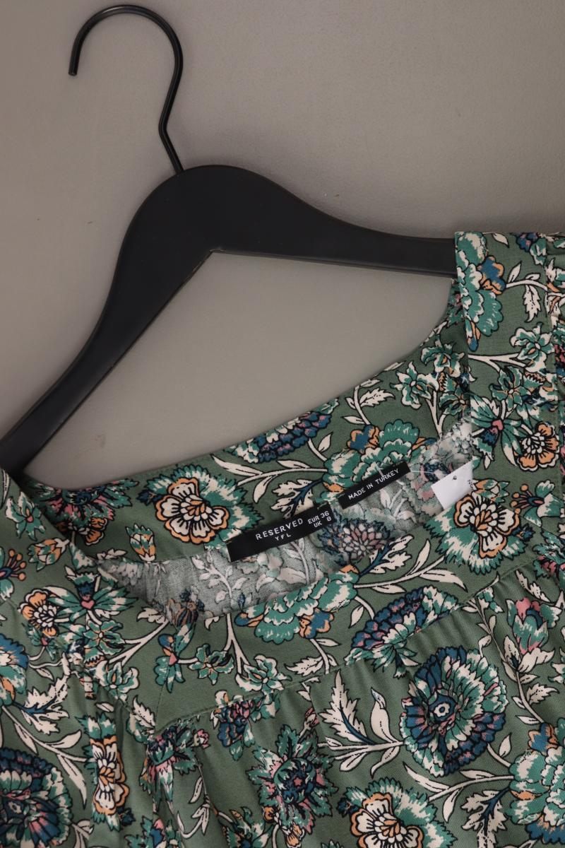 Reserved Regular Bluse Gr. 36 3/4 Ärmel grün aus Viskose