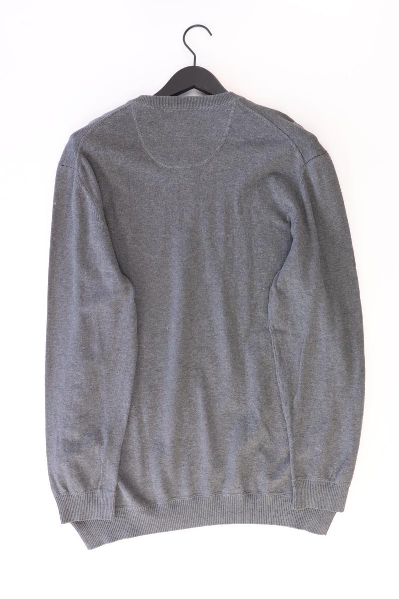 s.Oliver Feinstrickpullover für Herren Gr. XXL grau aus Baumwolle