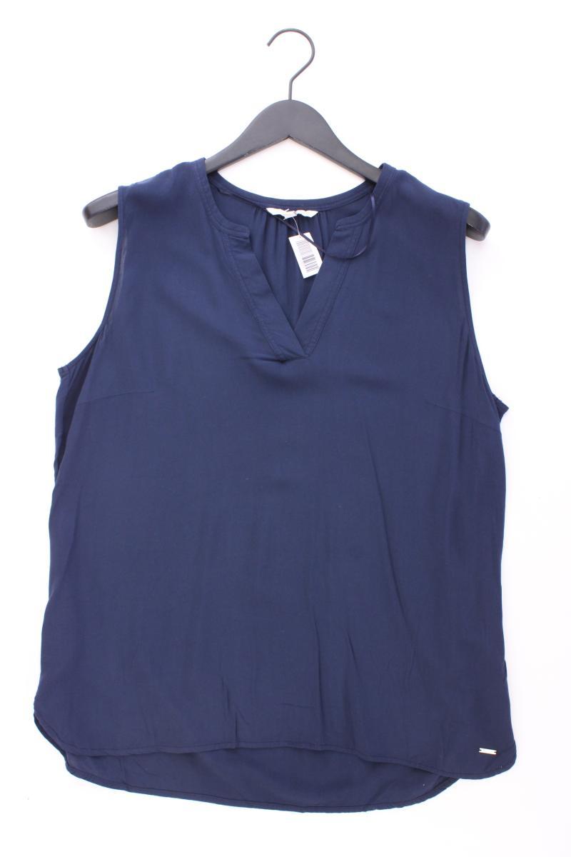 Tom Tailor (Denim) Ärmellose Bluse Gr. XXL blau aus Viskose