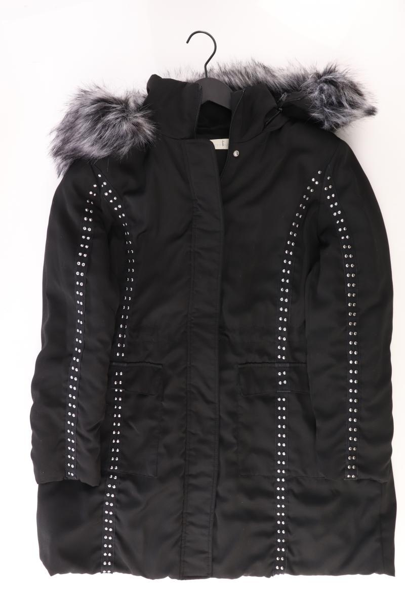 Pfeffinger Kapuzenmantel Gr. 46 schwarz aus Polyester