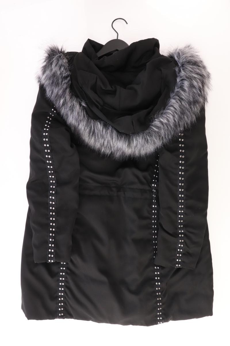 Pfeffinger Kapuzenmantel Gr. 46 schwarz aus Polyester