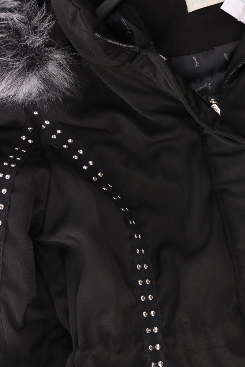 Pfeffinger Kapuzenmantel Gr. 46 schwarz aus Polyester