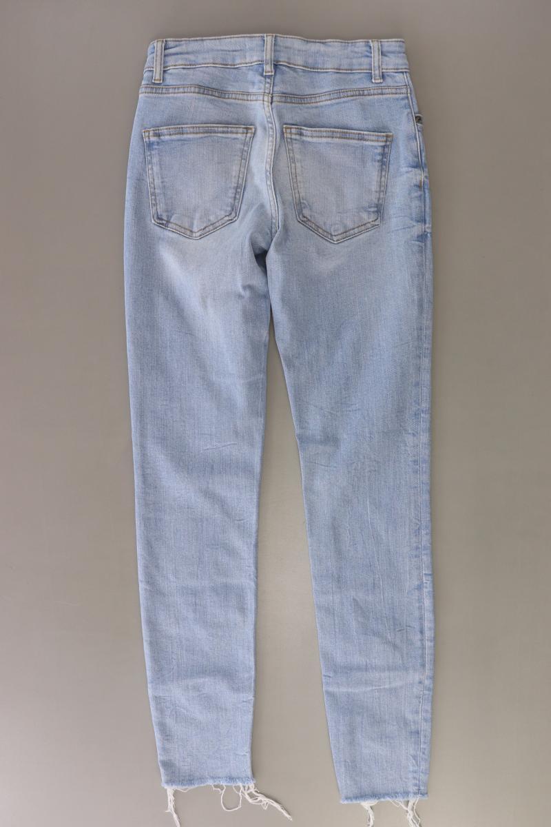 Zara Skinny Jeans Gr. 36 blau aus Baumwolle