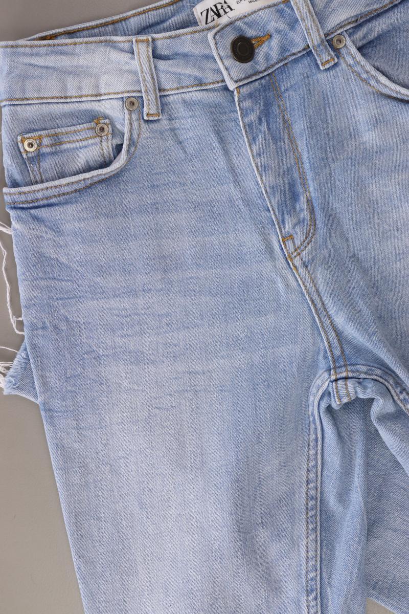Zara Skinny Jeans Gr. 36 blau aus Baumwolle
