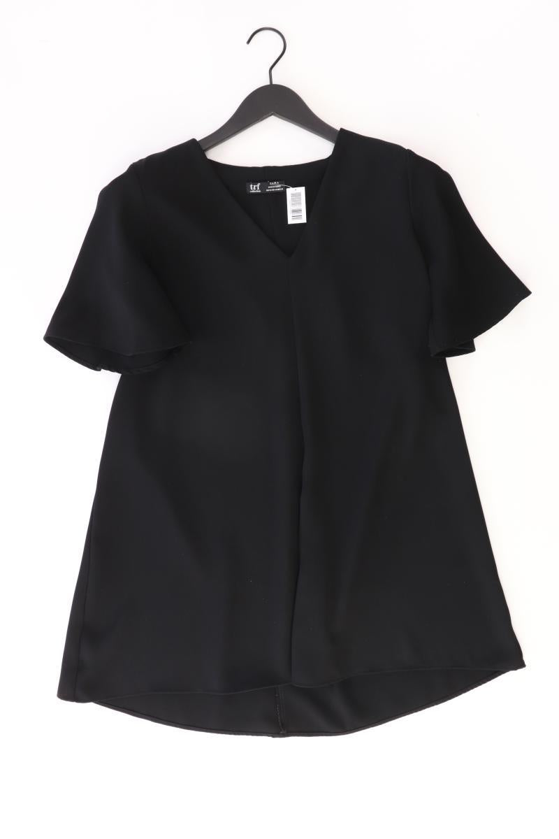 Zara Kurzarmbluse Gr. M schwarz aus Polyester