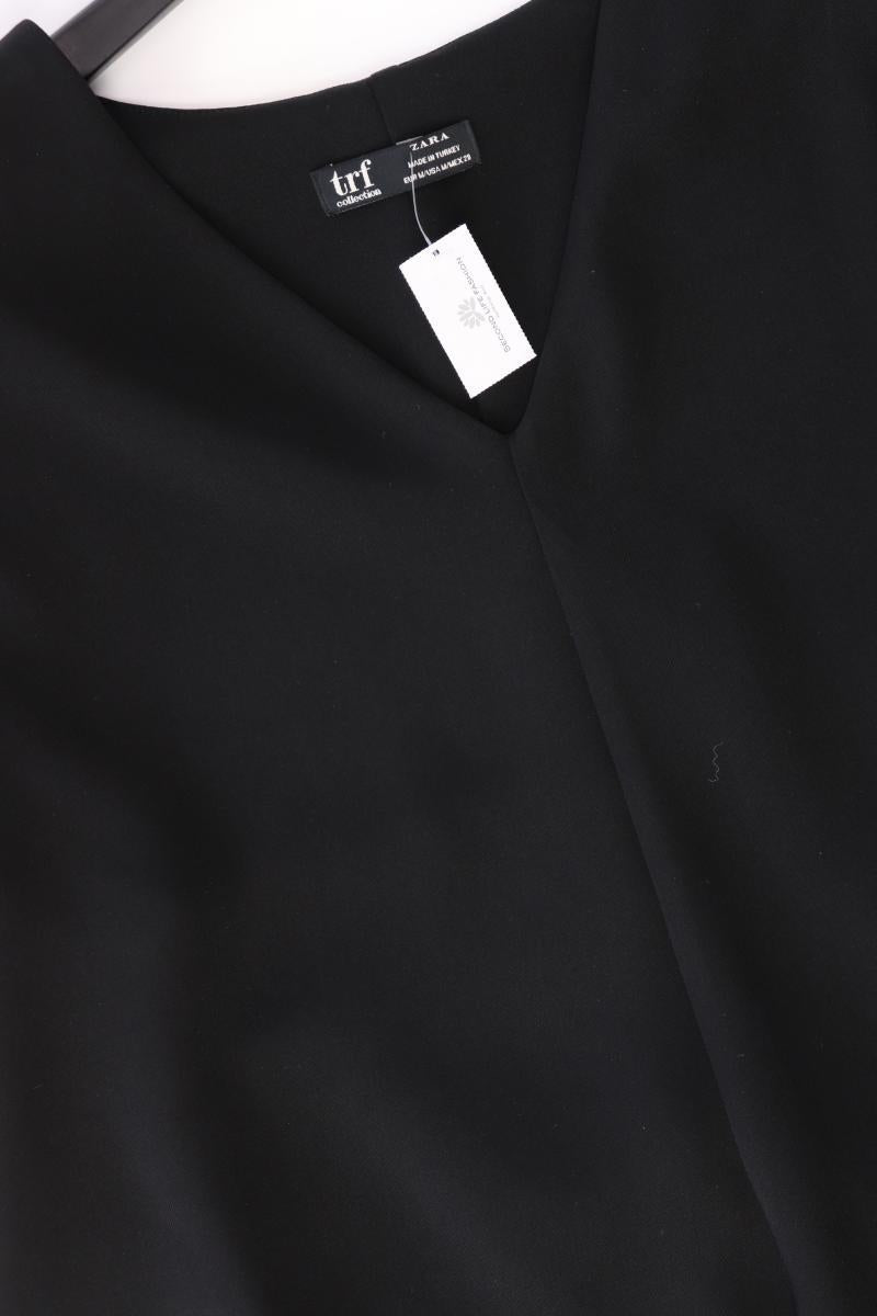Zara Kurzarmbluse Gr. M schwarz aus Polyester
