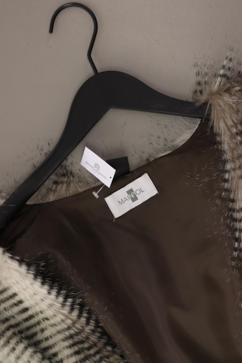 Mainpol Fellweste Gr. 48 neuwertig grau aus Polyester