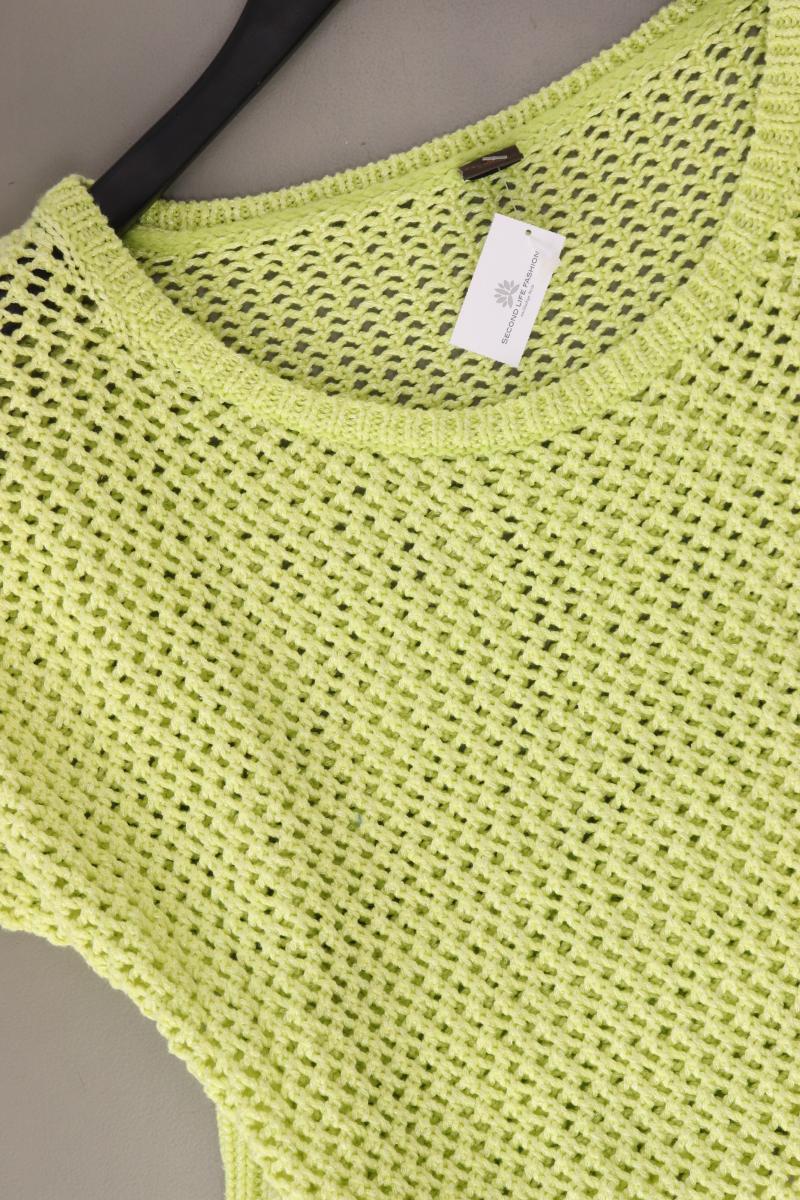 Selection by s.Oliver Strickshirt Gr. 38 Kurzarm gelb