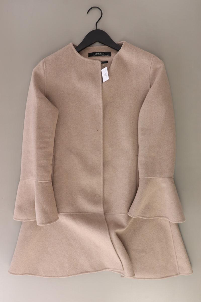 Zara Wollmantel Gr. S braun