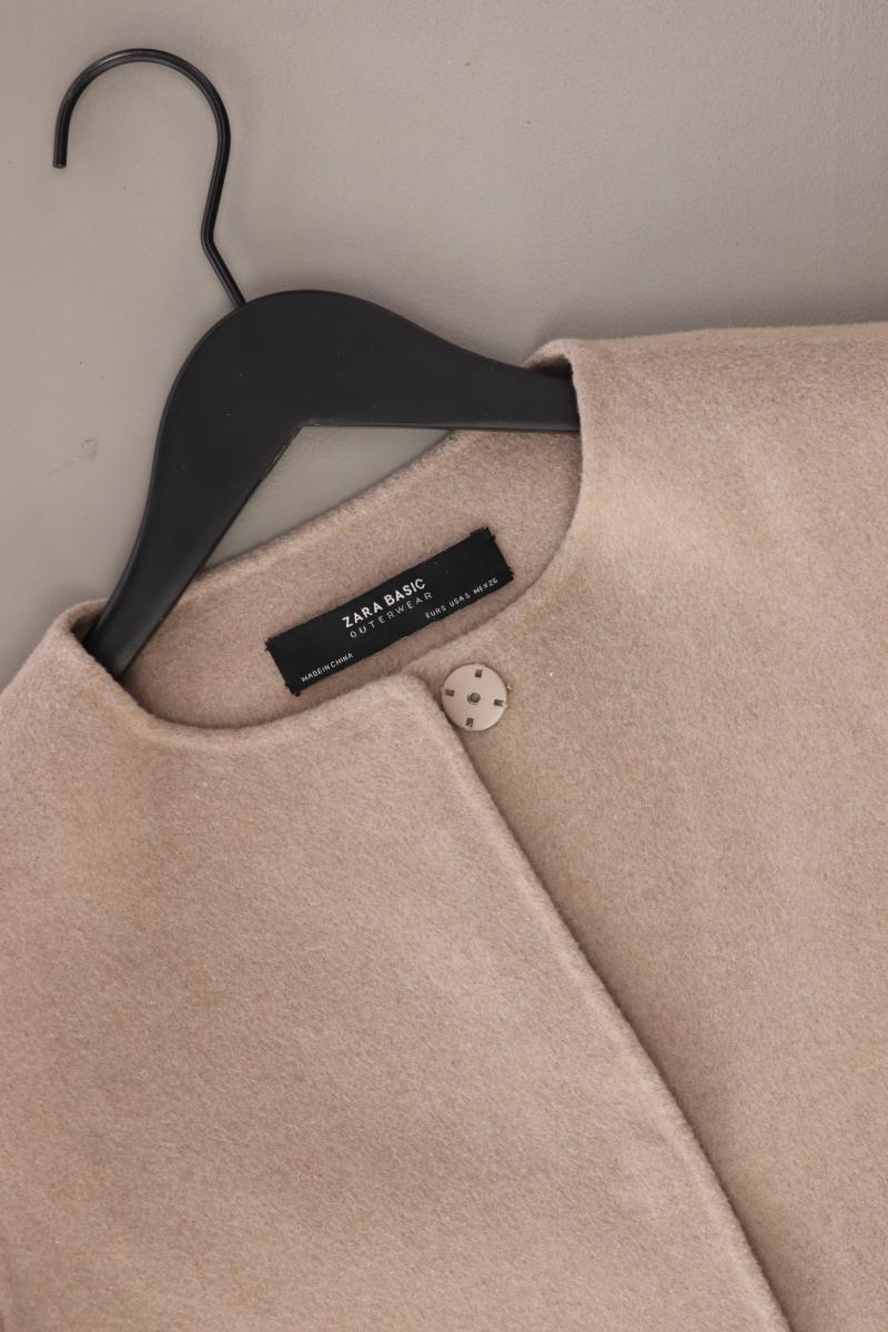 Zara Wollmantel Gr. S braun