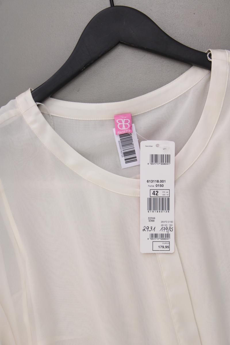 Second Hand Outfit Größe L mit Basler Oversize-Bluse in Gr. 42 und Halskette