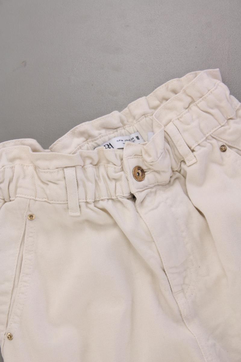 Zara 7/8 Hose Gr. 34 creme aus Baumwolle