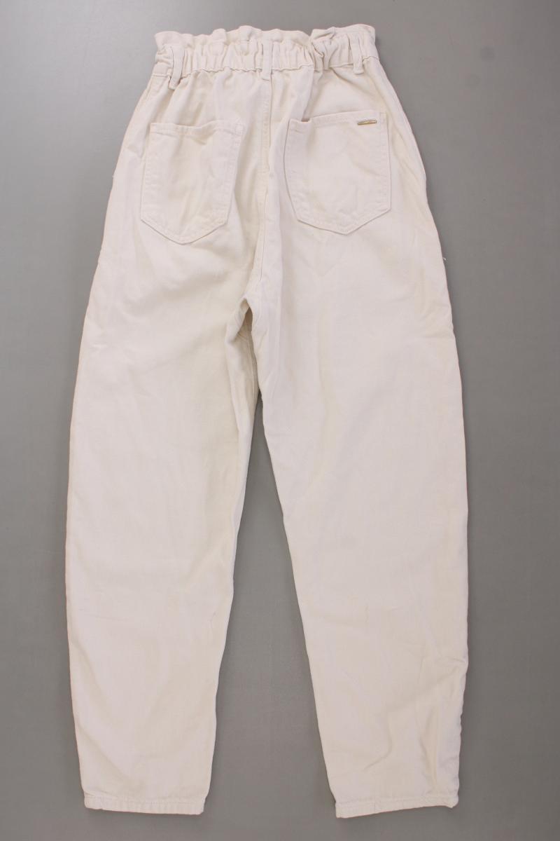 Zara 7/8 Hose Gr. 34 creme aus Baumwolle