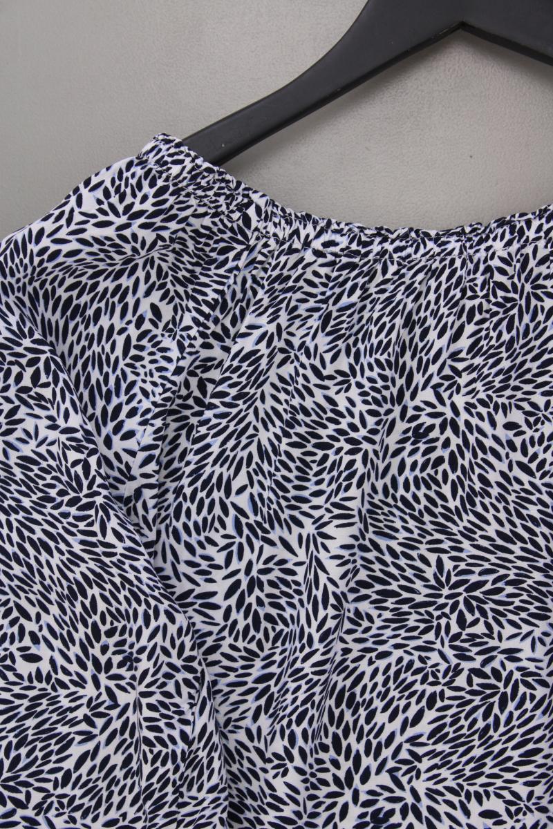 Street One Classic Bluse Gr. 36 3/4 Ärmel mit Carmen-Ausschnitt blau aus Viskose