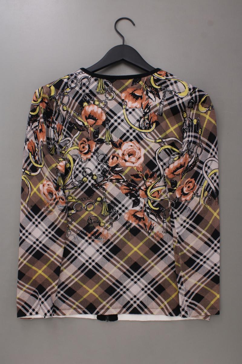 Ovanti Strickjacke Gr. 42 neuwertig Langarm mehrfarbig aus Viskose