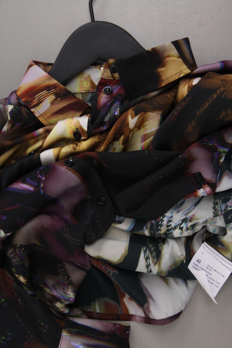 Basler Langarmbluse Gr. 42 neuwertig mehrfarbig aus Polyester