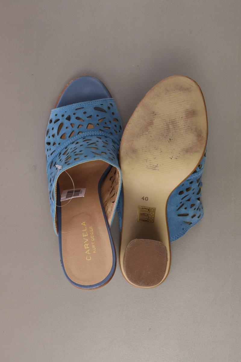 Carvela by Kurt Geiger Sandaletten Gr. 40 blau aus Leder