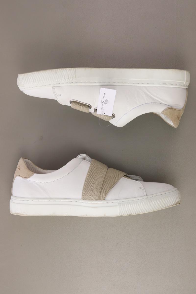 comma, Sneaker Gr. 41 weiß aus Leder