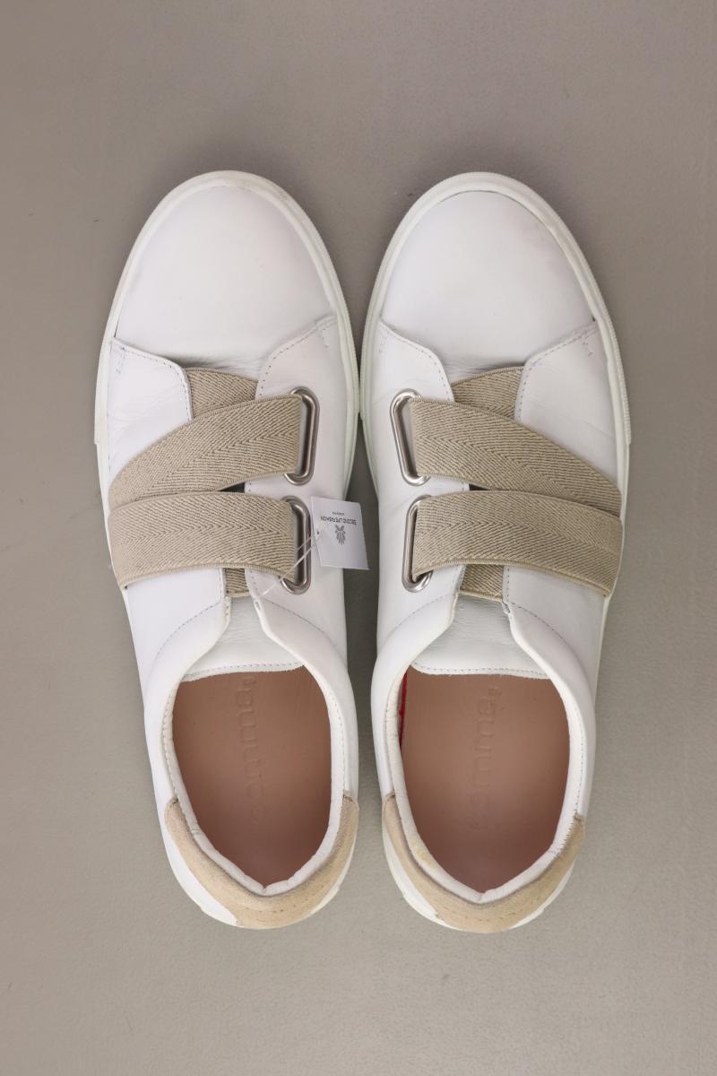 comma, Sneaker Gr. 41 weiß aus Leder