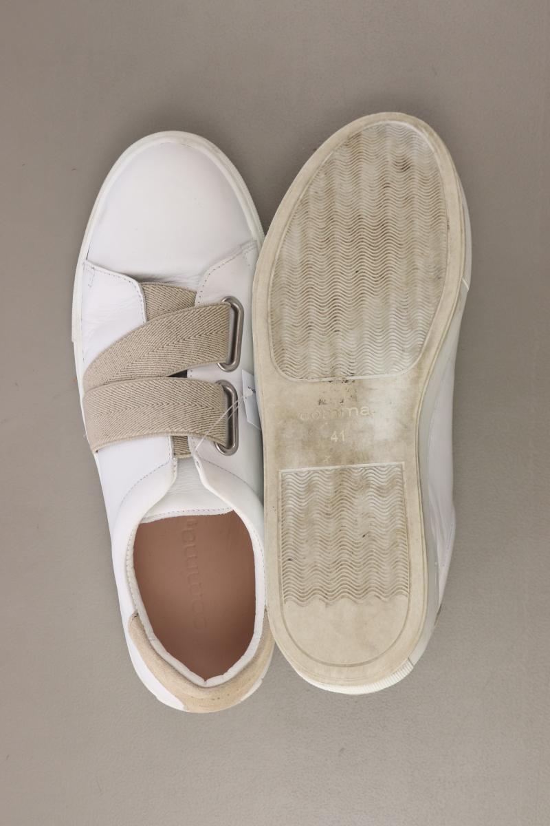 comma, Sneaker Gr. 41 weiß aus Leder