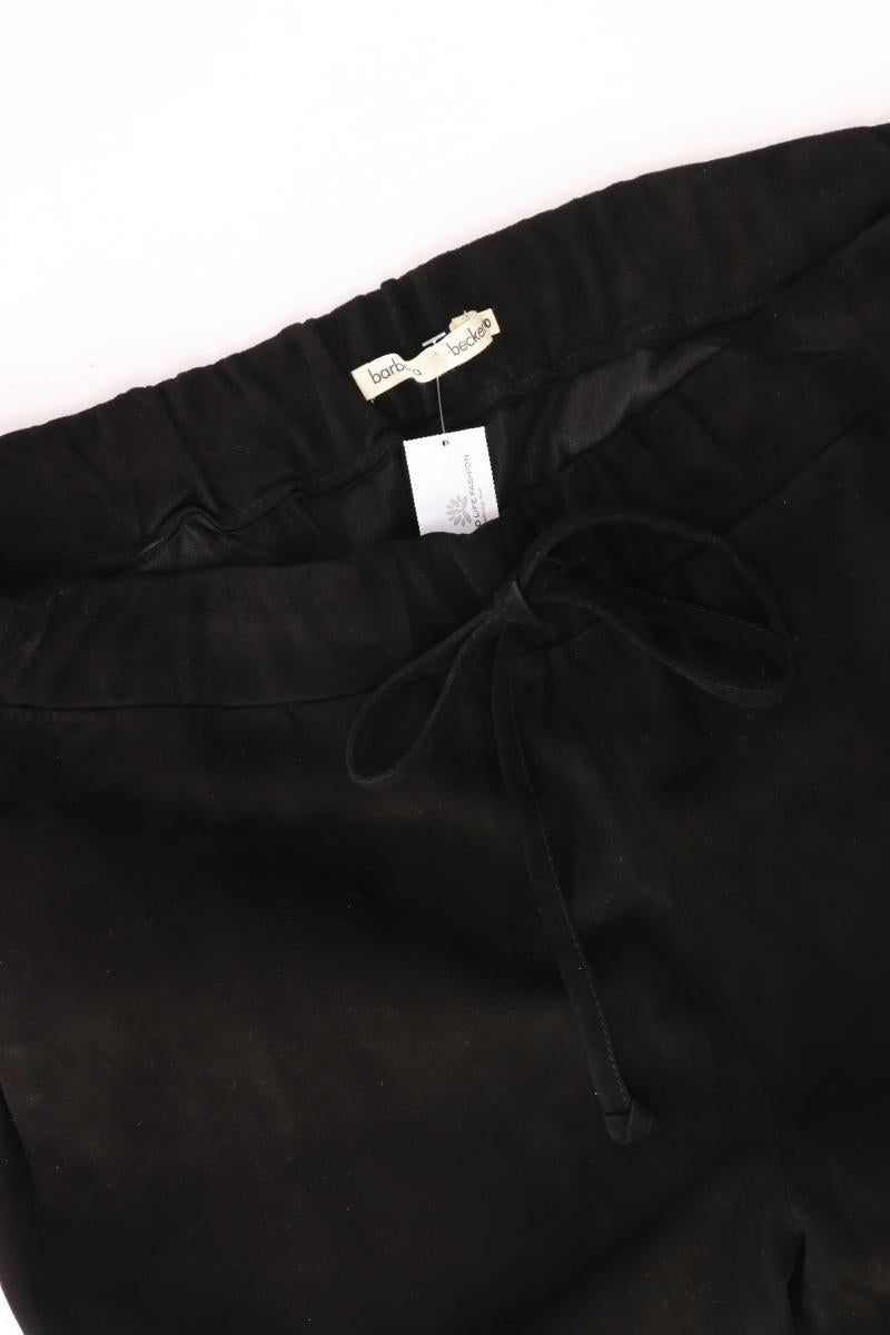 Barbara Becker Echtlederhose Gr. 40 schwarz