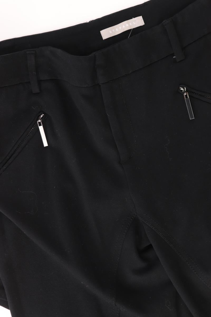 Stefanel Stoffhose Gr. 40 schwarz aus Polyester