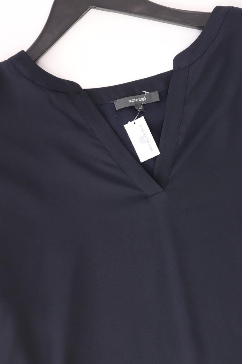 Montego Langarmbluse Gr. 46 blau aus Polyester