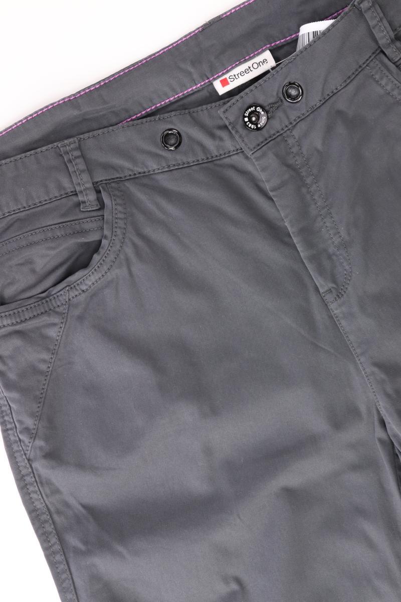Street One Hose Gr. 40/L28 grau aus Baumwolle