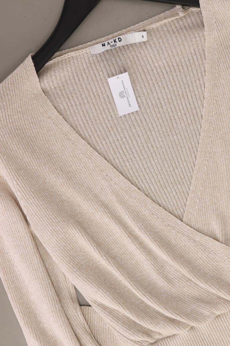 NA-KD Feinstrickpullover Gr. S creme