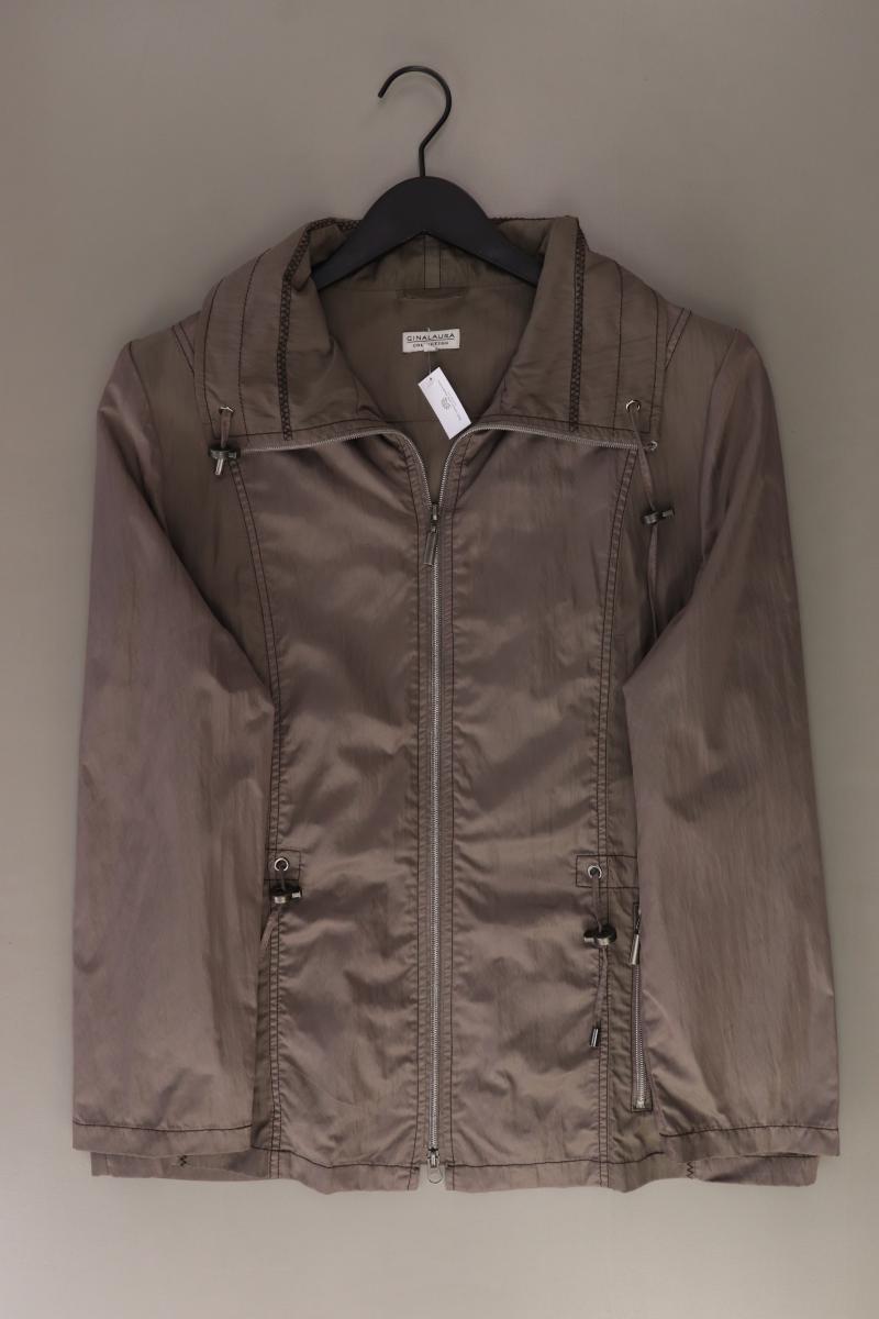 Gina Laura Übergangsjacke Gr. L braun aus Polyester