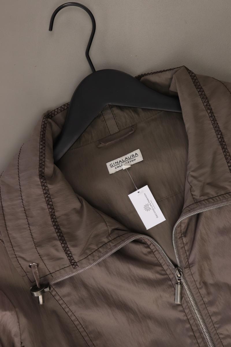 Gina Laura Übergangsjacke Gr. L braun aus Polyester