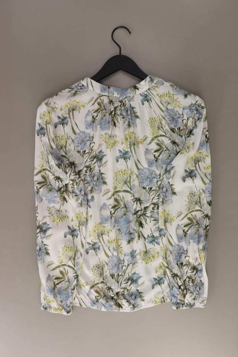 Reserved Langarmbluse Gr. 40 mit Blumenmuster blau aus Viskose