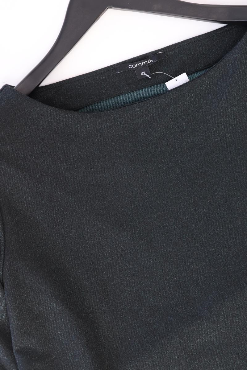 comma, Oversize-Shirt Gr. 42 3/4 Ärmel schwarz aus Polyester