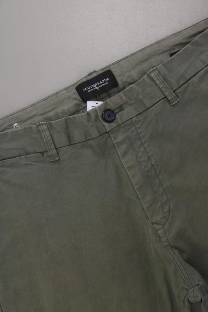 Scotch & Soda Chinohose für Herren Gr. W31/L32 olivgrün aus Baumwolle